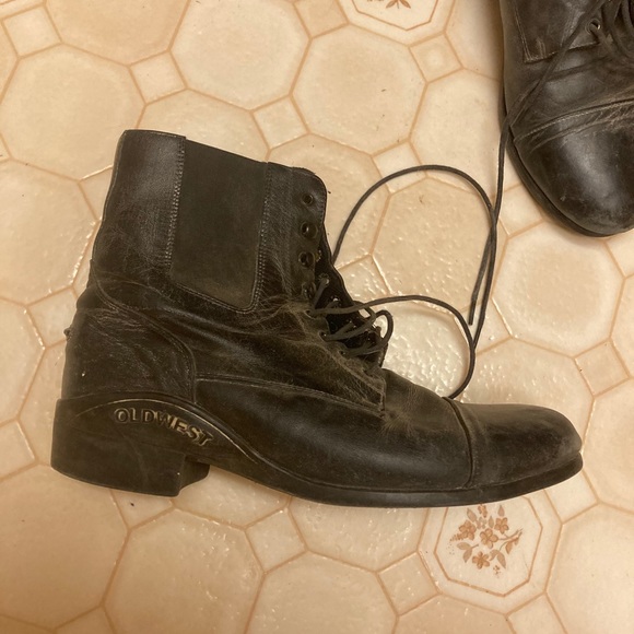 Old west English riding boots - Picture 2 of 3
